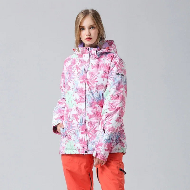 Elvara | women's Floral Ski Jacket