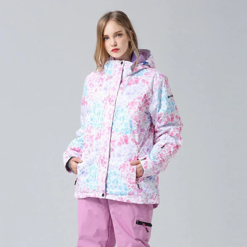 Elvara | women's Floral Ski Jacket