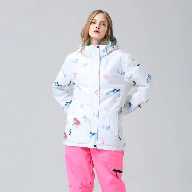Elvara | women's Floral Ski Jacket